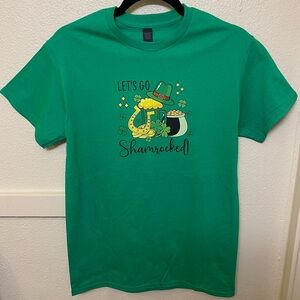 Green Let's Go Shamrocked Shirt